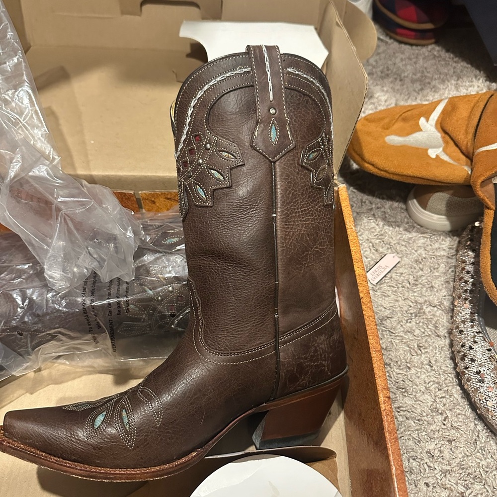 Tony Lama Chocolate Western Boots
